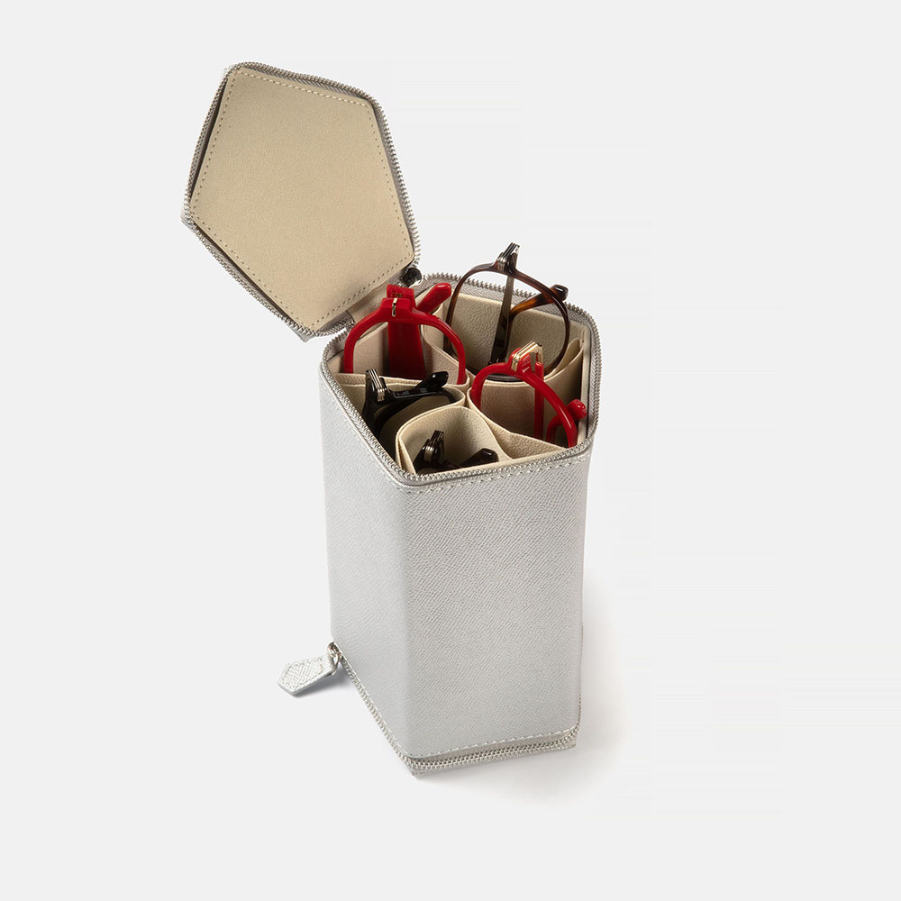 TRAVEL CASE PENTAGON PLATEADO, , large image number 1