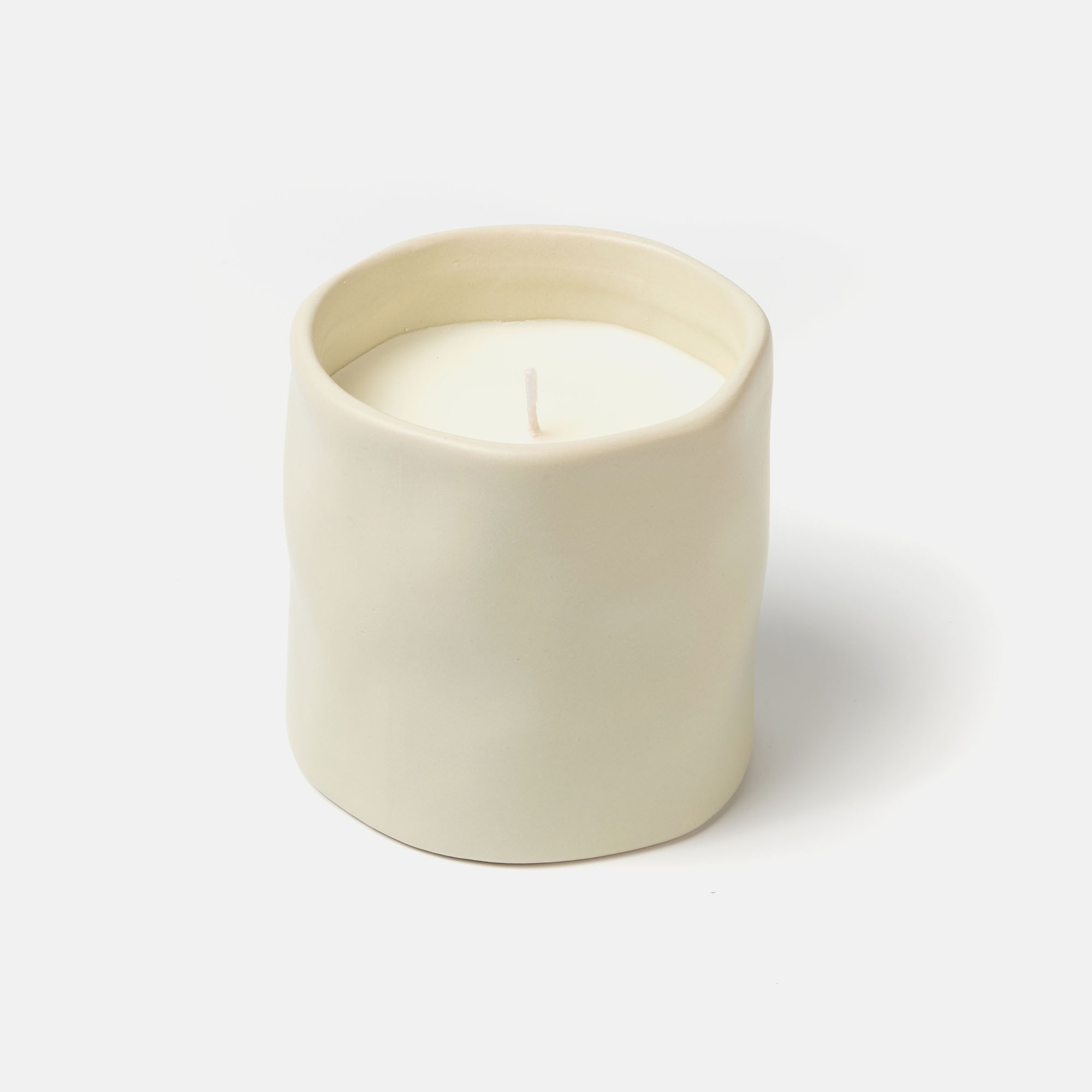 VELA ASIMETRICA DE CERAMICA MO STUDIO II BEIGE, , large image number 1