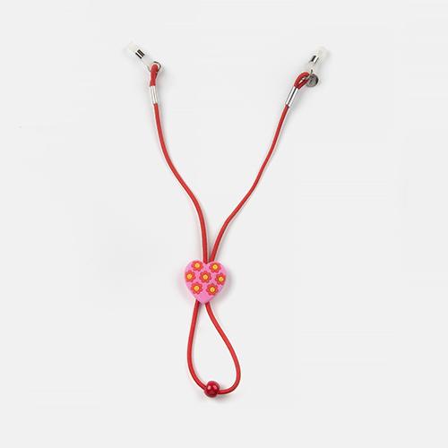 CORDON CORAZON CON FLORES ROJO, , hi-res