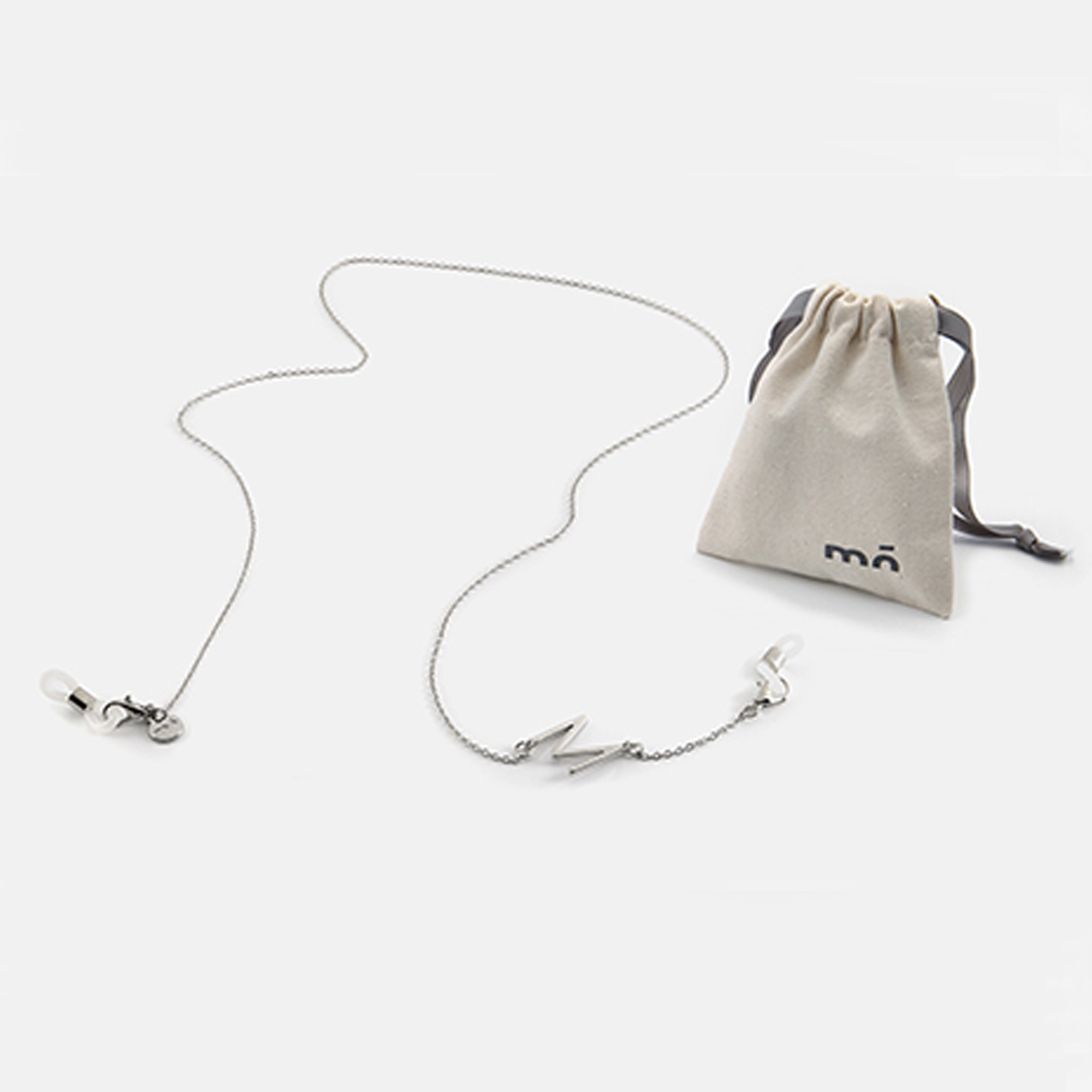 CORDON INITIAL M SILVER, , large image number 0
